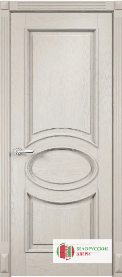 Двери массив дуба Римини ДПГ RAL1013 багет - 1