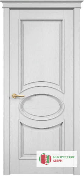 Двери массив дуба Римини ДПГ RAL9010 багет - 1