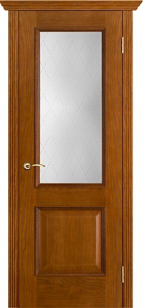 Двери Шервуд дуб античный стекло классик - 1